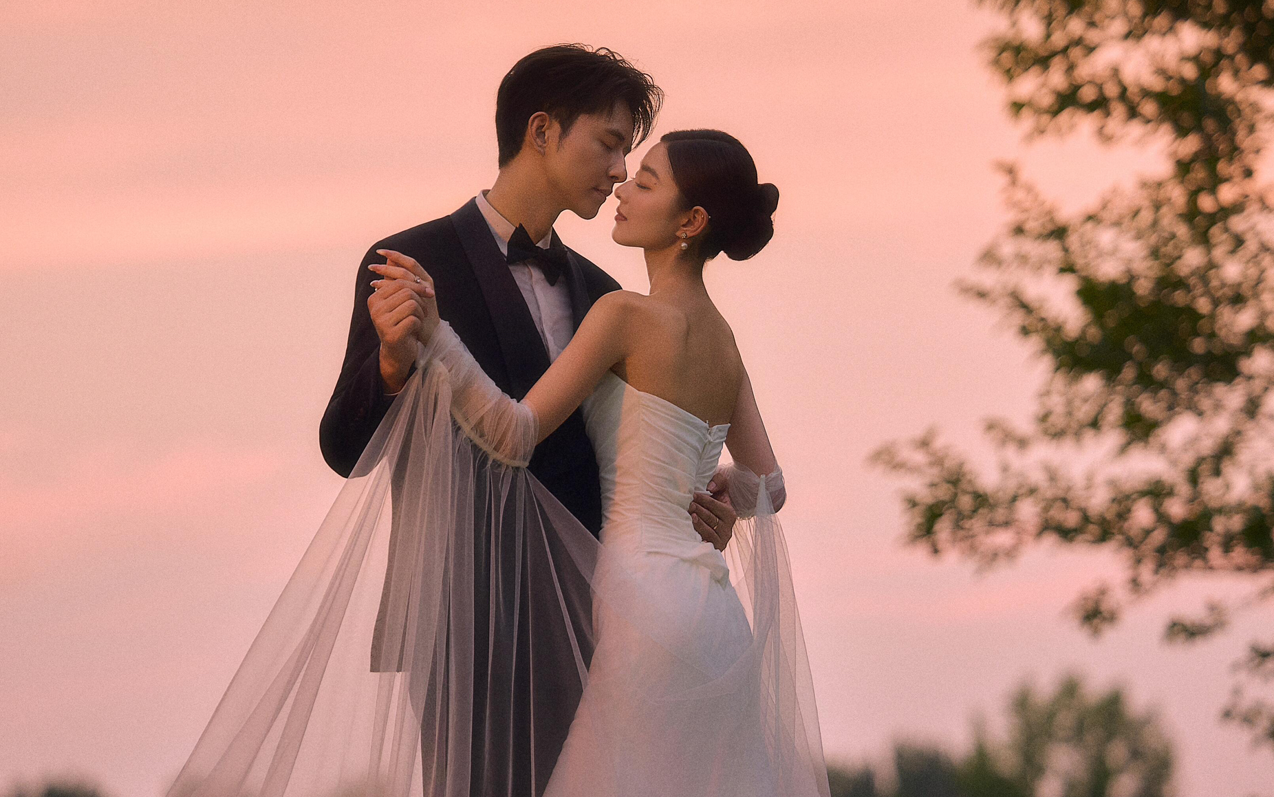 拍夕阳婚纱照｜直接把浪漫刻进DNA里