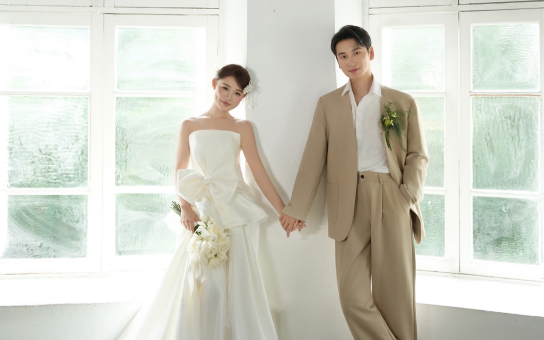 少女感滿分的森系小清新婚紗照??