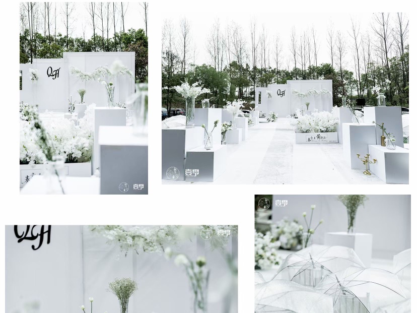 现代简约高定婚礼设计户外室内