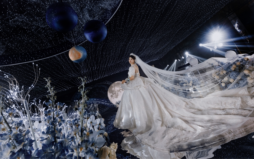 【喜匠定制】浩瀚星辰|蓝色梦幻的星月主题婚礼