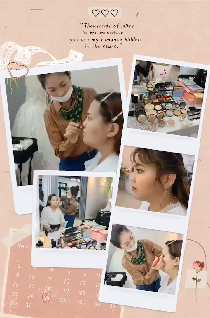 私人定制单妆自选