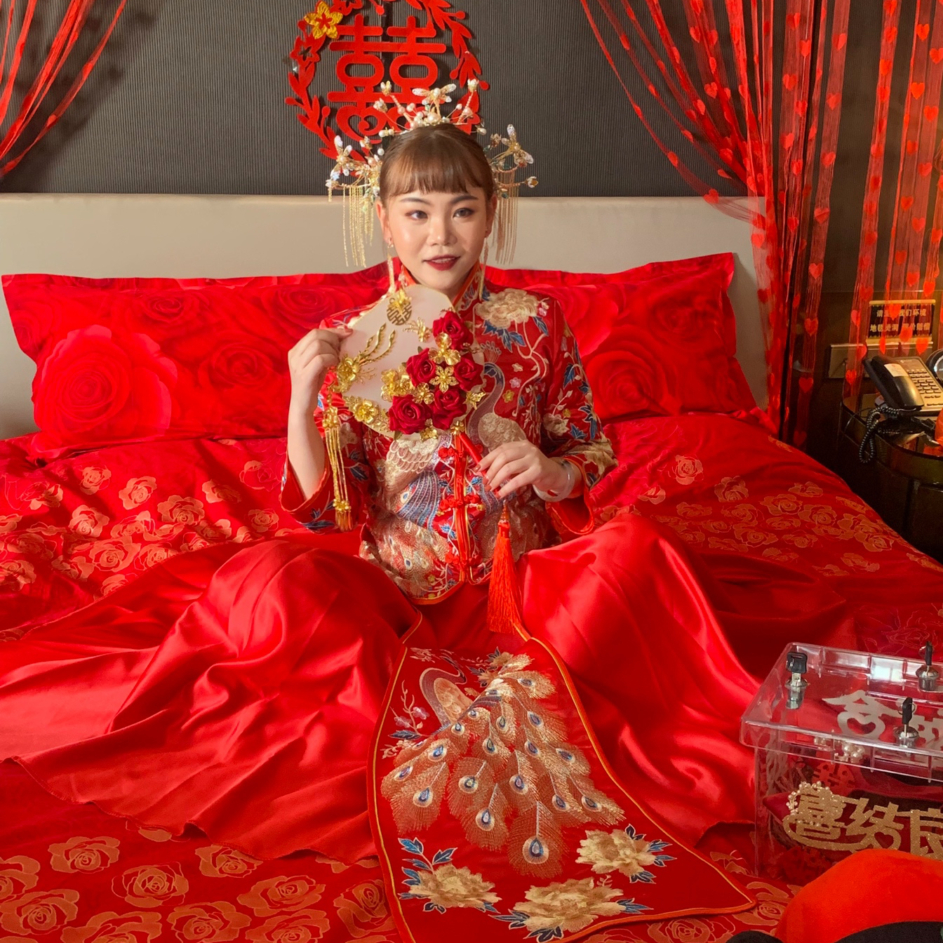 祝福新人礼成，十月结婚日