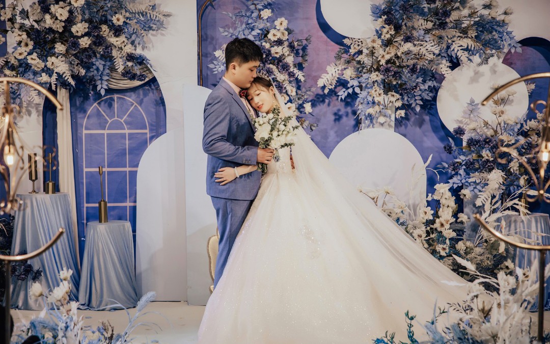 沁人心脾白藍(lán)色婚禮滿心歡喜嫁給你