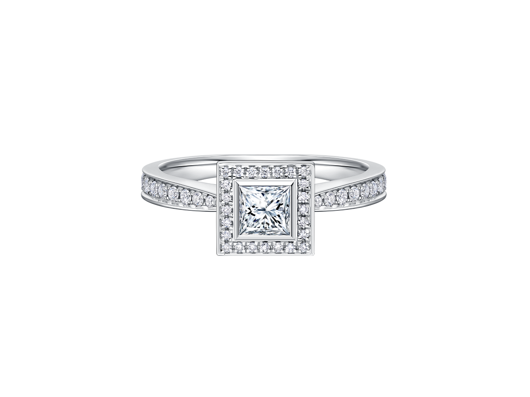 DR PARIS简奢款公主方求婚钻戒J10201