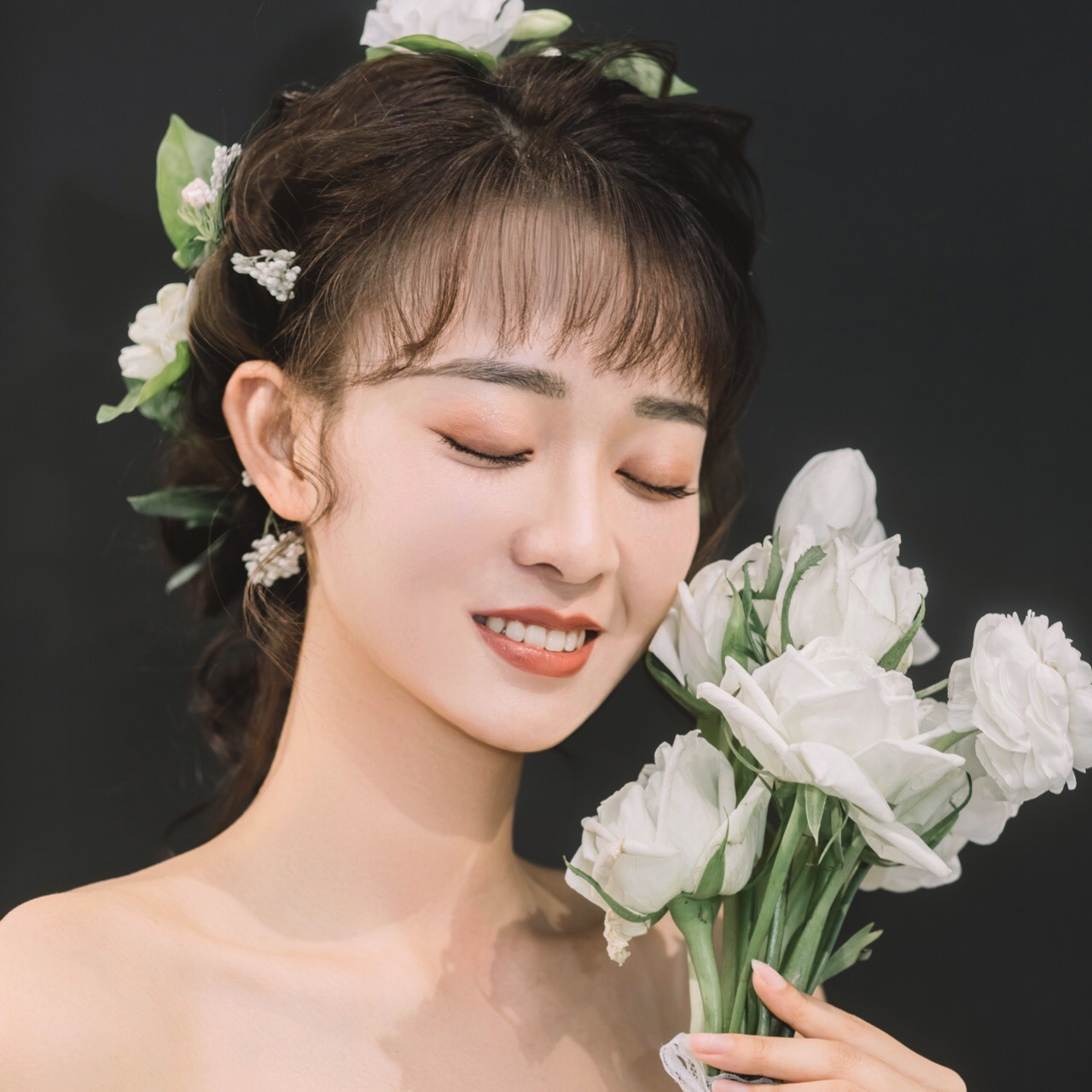 创意新娘造型设计风格甜美风