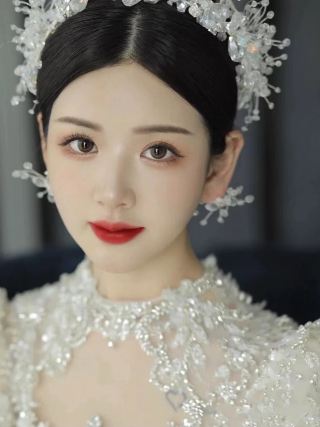 总监化妆师新娘全程高清喷枪跟妆#明星定制妆容