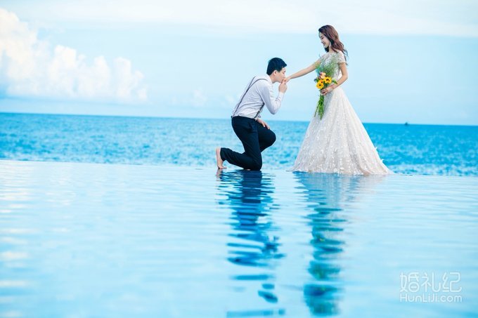 婚纱照三亚_三亚海边婚纱照图片