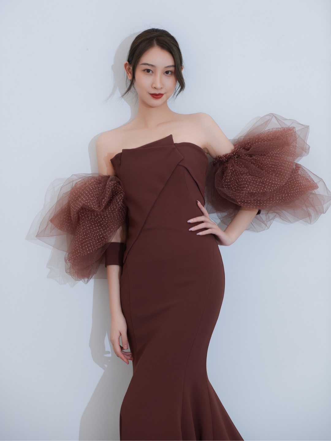 【QUEEN】高定鱼尾敬酒服