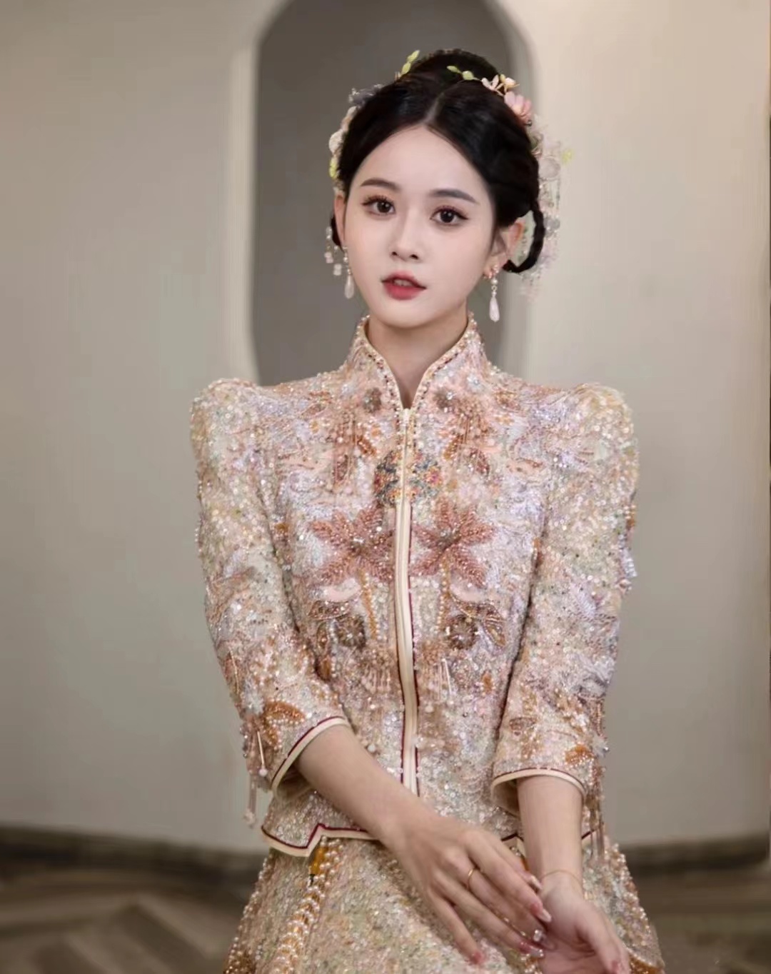 减龄中式秀禾妆