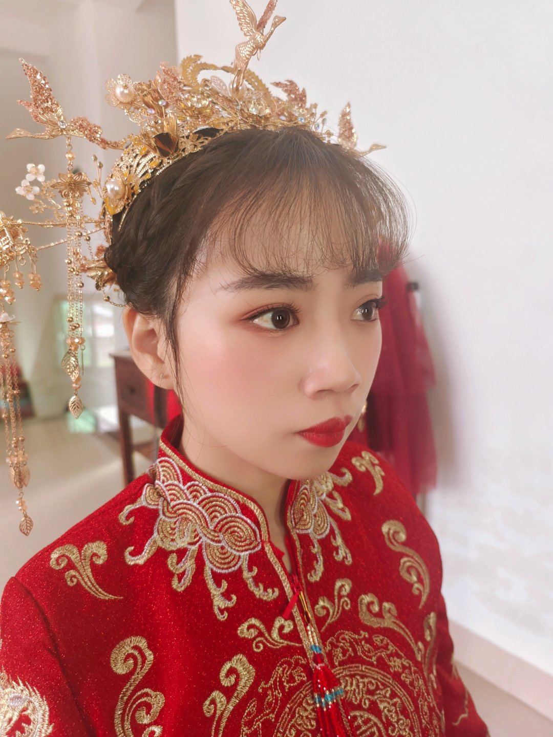 一顾倾城全天跟妆+回门妆（到店）2造唯美大气妆容