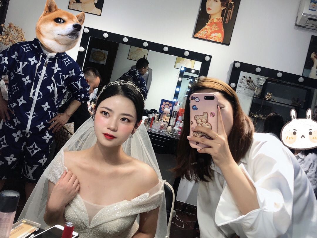 韩系简约风新娘造型三套+妆面+造型