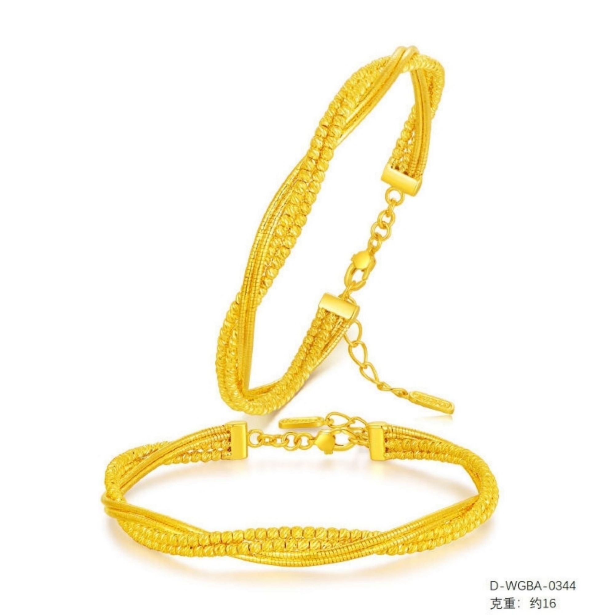  【鸿福】精品黄金手镯