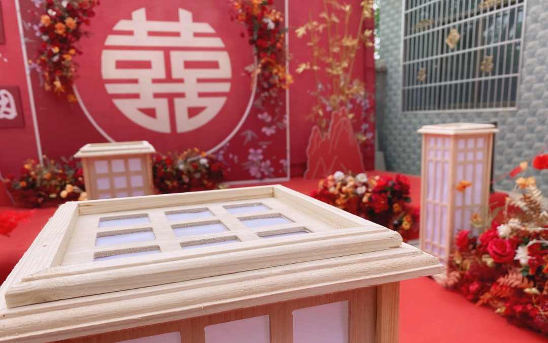 珠联璧合—传统大气的中式婚礼，融入屋檐元素