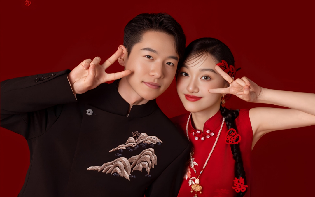 新中式風(fēng)格婚紗照客片分享