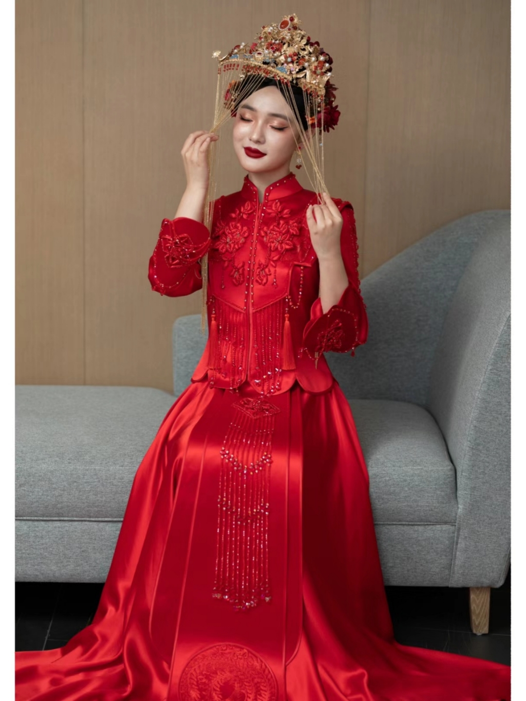 絮笙2023中国红嫁衣