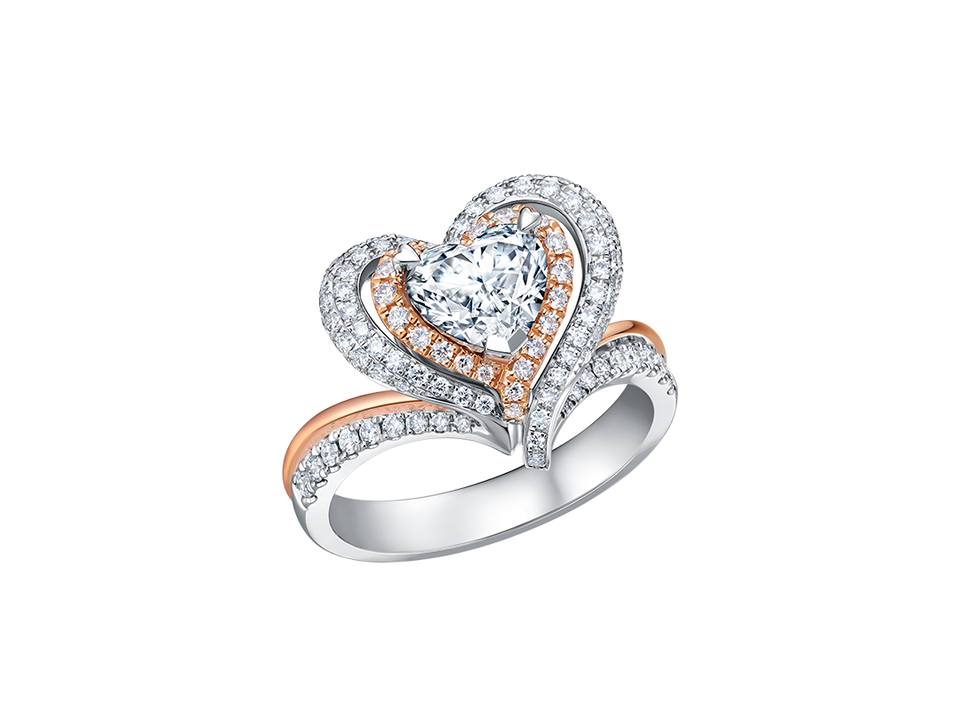 DR HEART系列简奢款求婚钻戒WJ0513