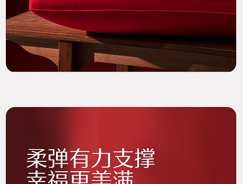 【水星家纺】40S全棉柞蚕丝复合囍·金玉良缘抗菌蚕丝纤柔对枕
