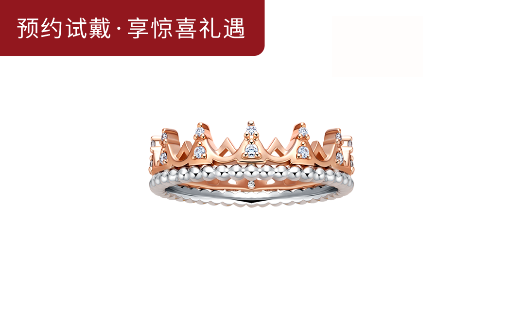 DR LOVE PALACE系列公主之约情侣女戒