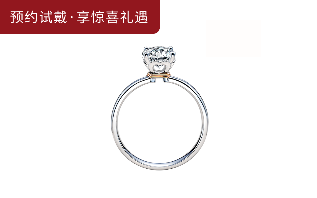 LOVE LINE系列经典款求婚钻戒A16003