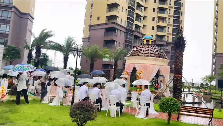 雨中婚礼
