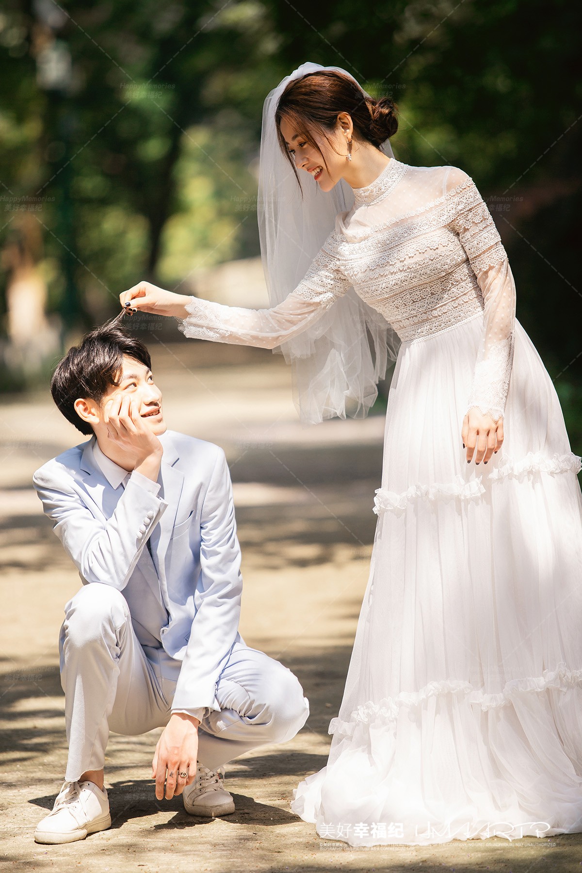 森系婚纱_森系婚纱造型图片(3)