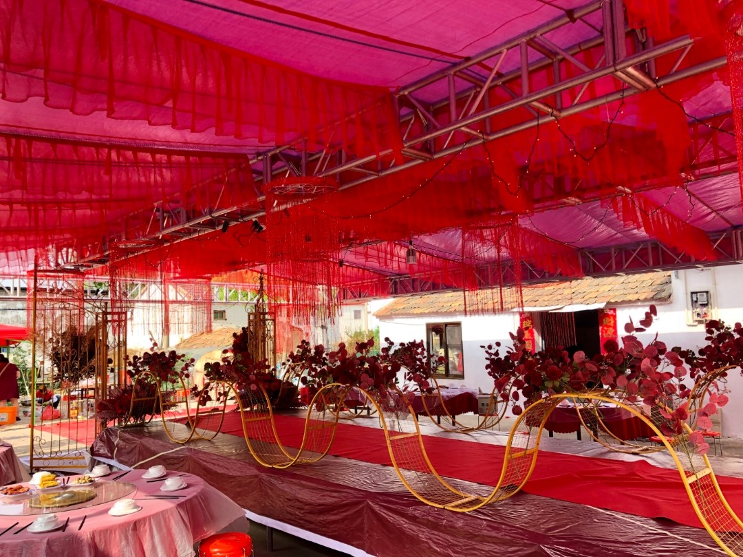 灌南户外婚礼Truss架房篷婚礼（纯布置）