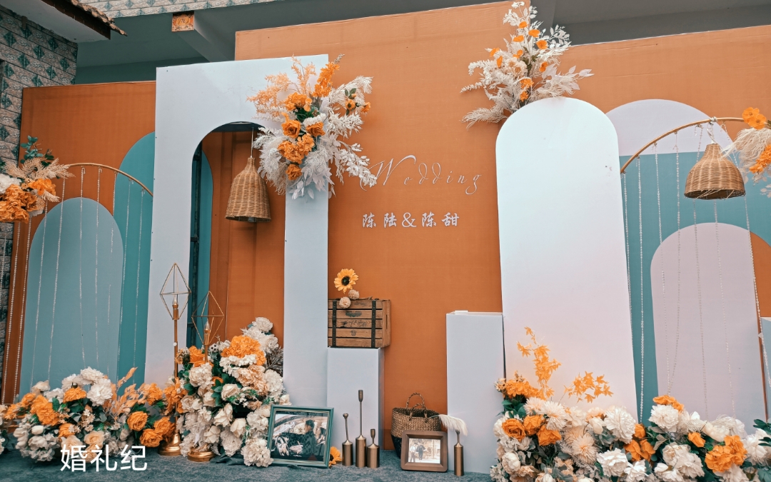 沛县户外婚礼布置小清新泰式各种婚礼布置套餐
