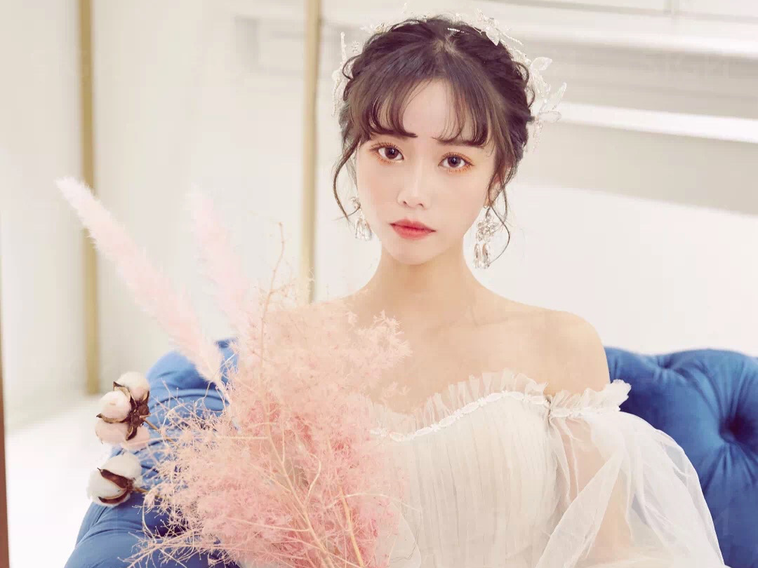 订婚晚宴回门造型  韩式气质