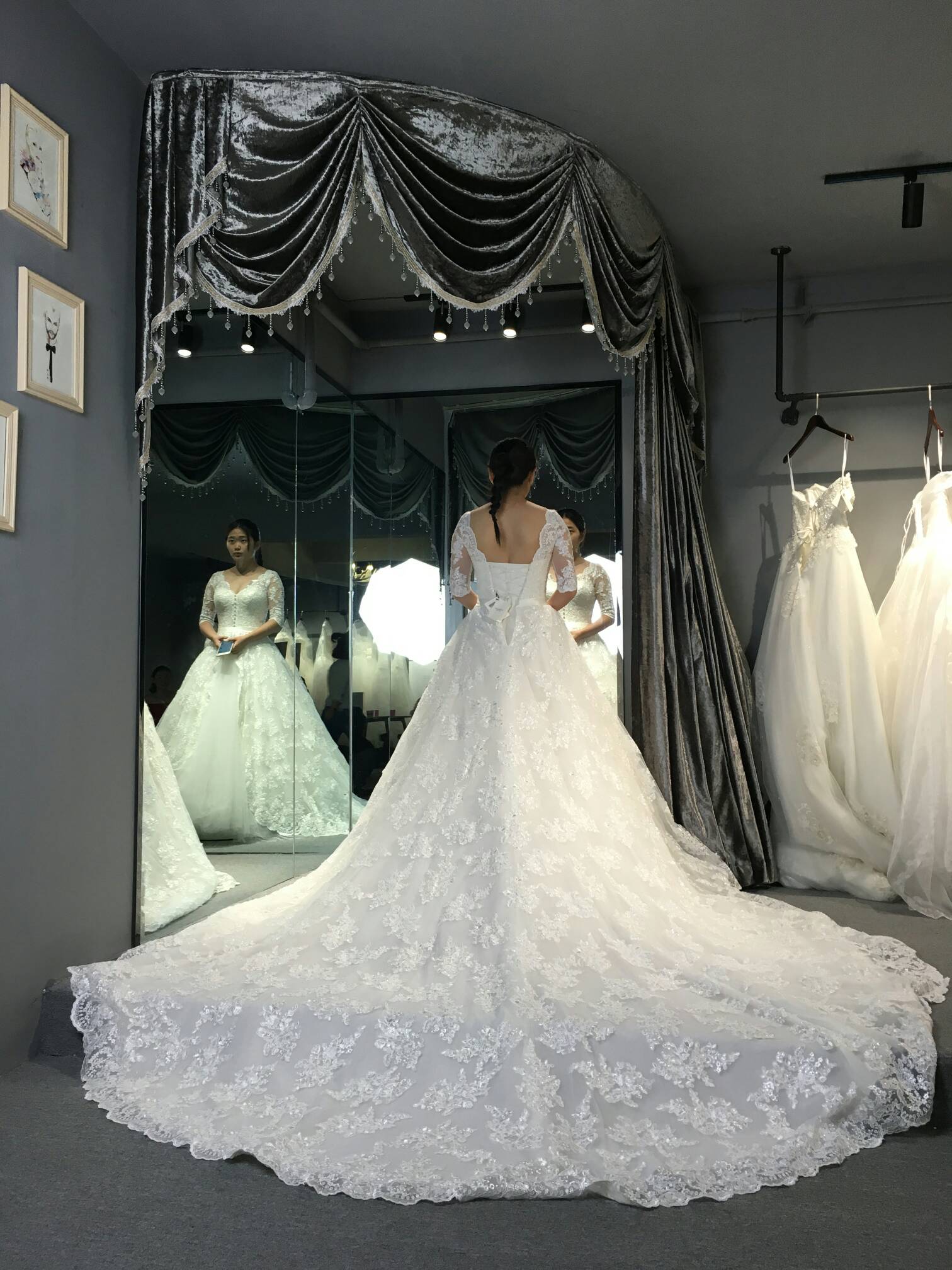 婚纱展馆_婚纱展馆设计平面图(3)