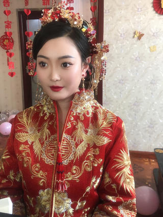 新中式，汉服，婚纱造型