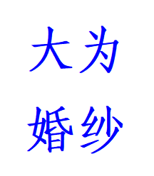 null大为婚纱礼服
