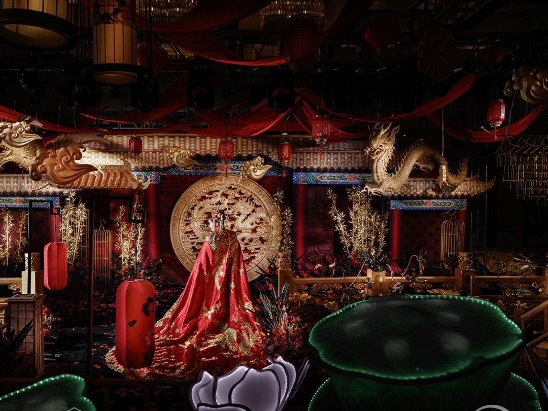 [佰顺庆]中式龙凤呈祥主题婚礼梅西国际大酒店