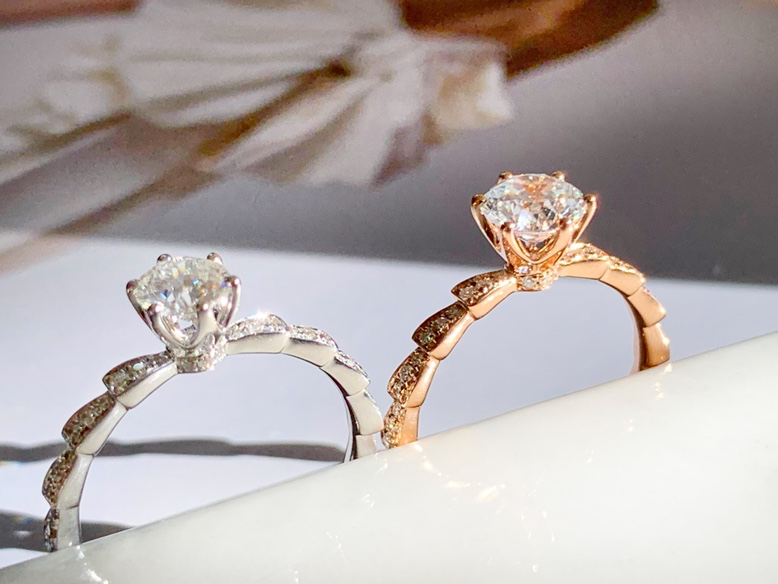 婚纱设计款钻戒超级美浪漫