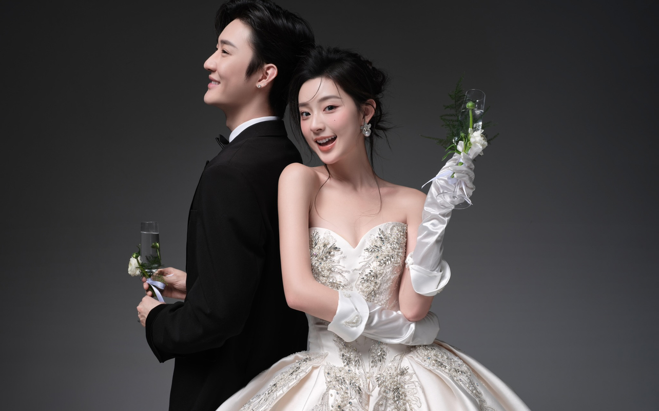 是梦中的韩式婚纱照｜高级感和仪式感并存