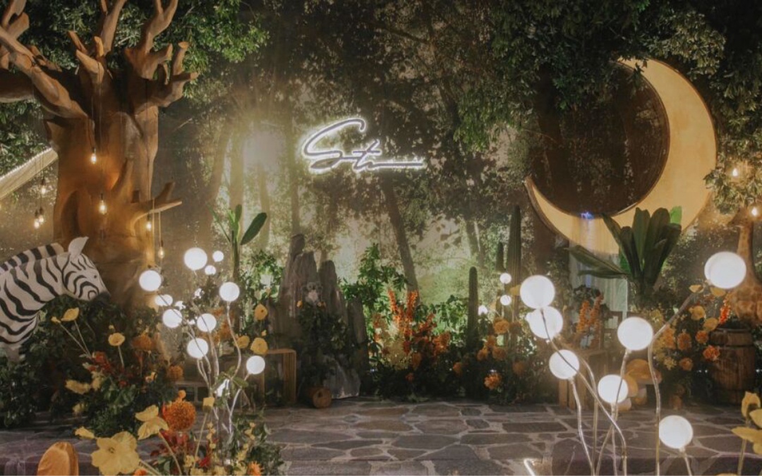 神秘的暗红黑色系质感轻奢婚礼