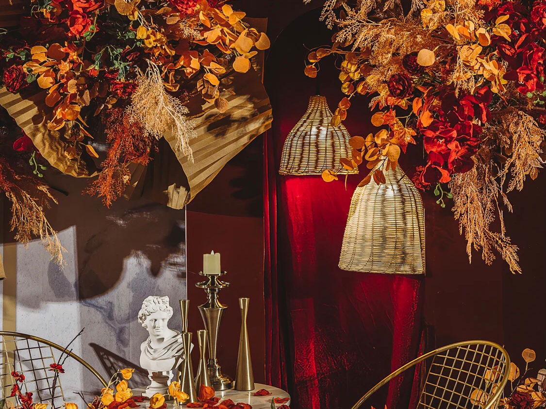 红金色系定制婚礼【艾菲婚礼】