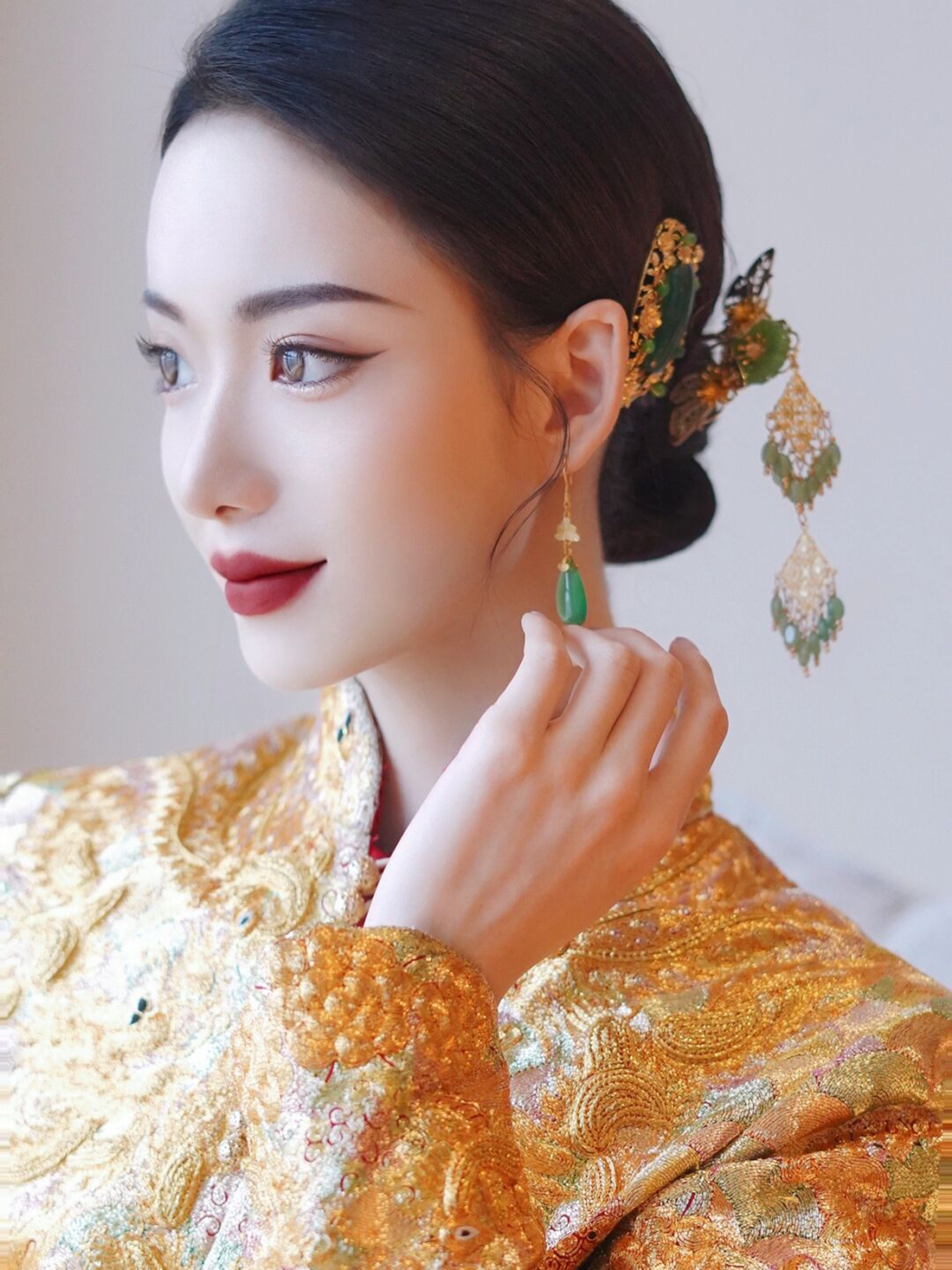 清新淡雅秀禾造型