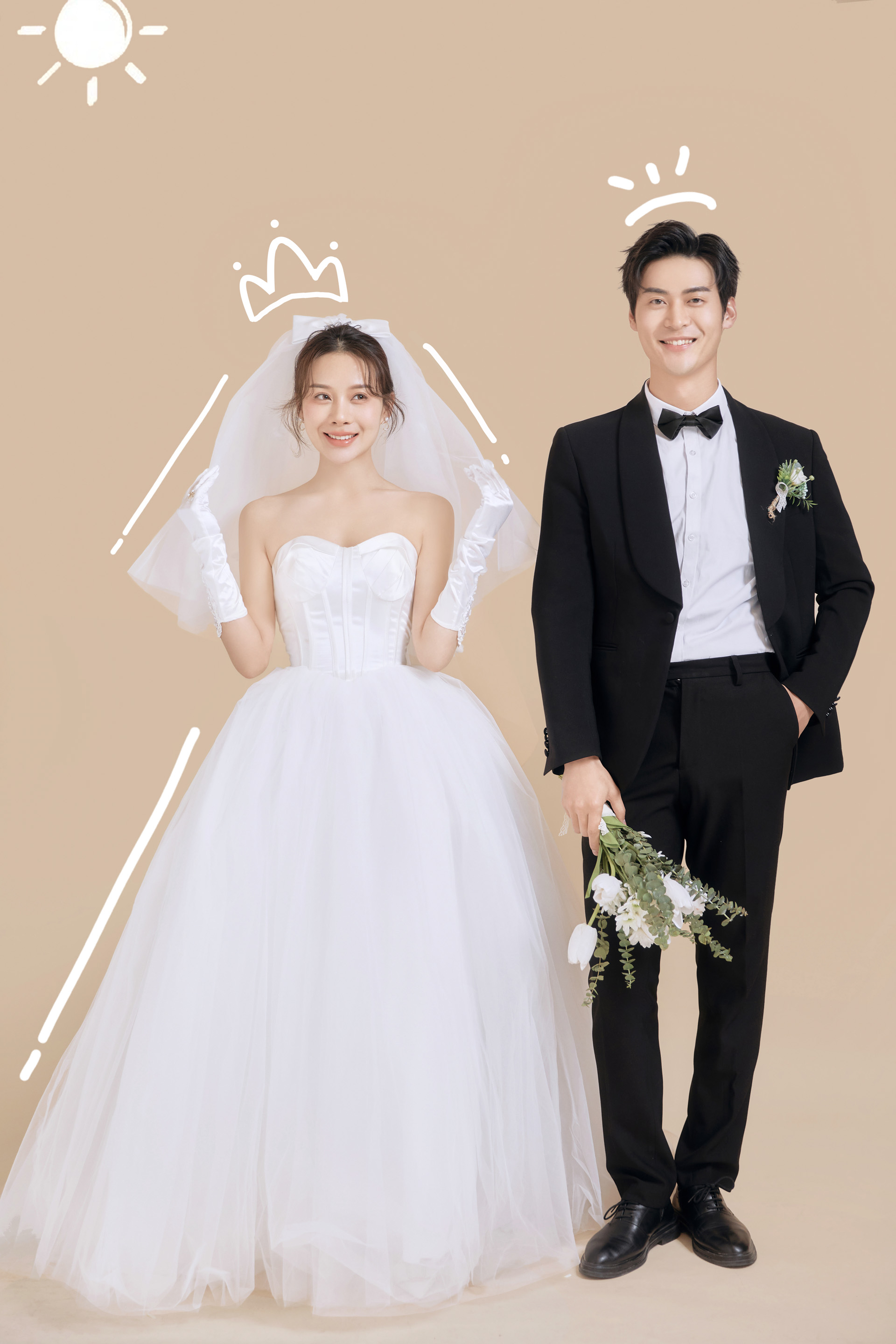 【好蒔婚紗攝影】汕尾高定婚紗照+韓式極簡