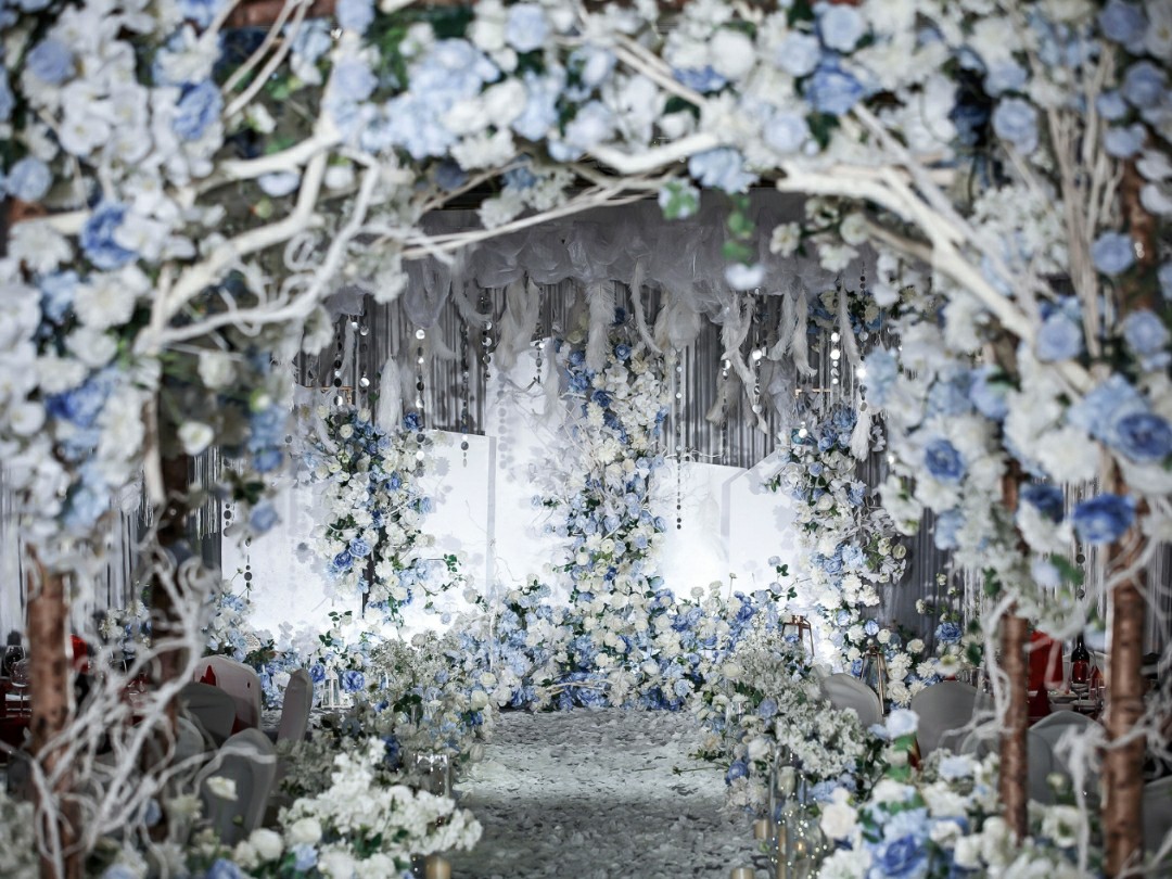 [梦享家]属于你的蓝色梦幻婚礼