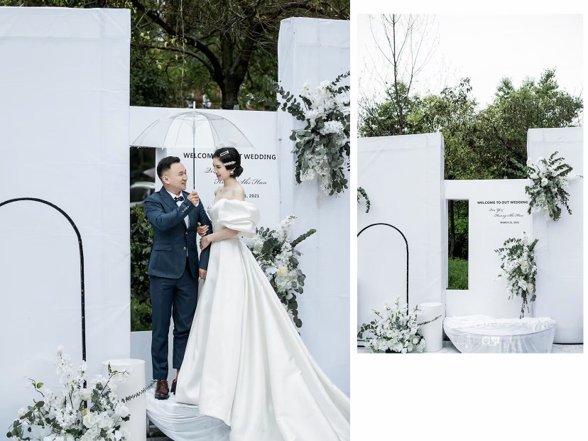 现代简约高定婚礼设计户外室内