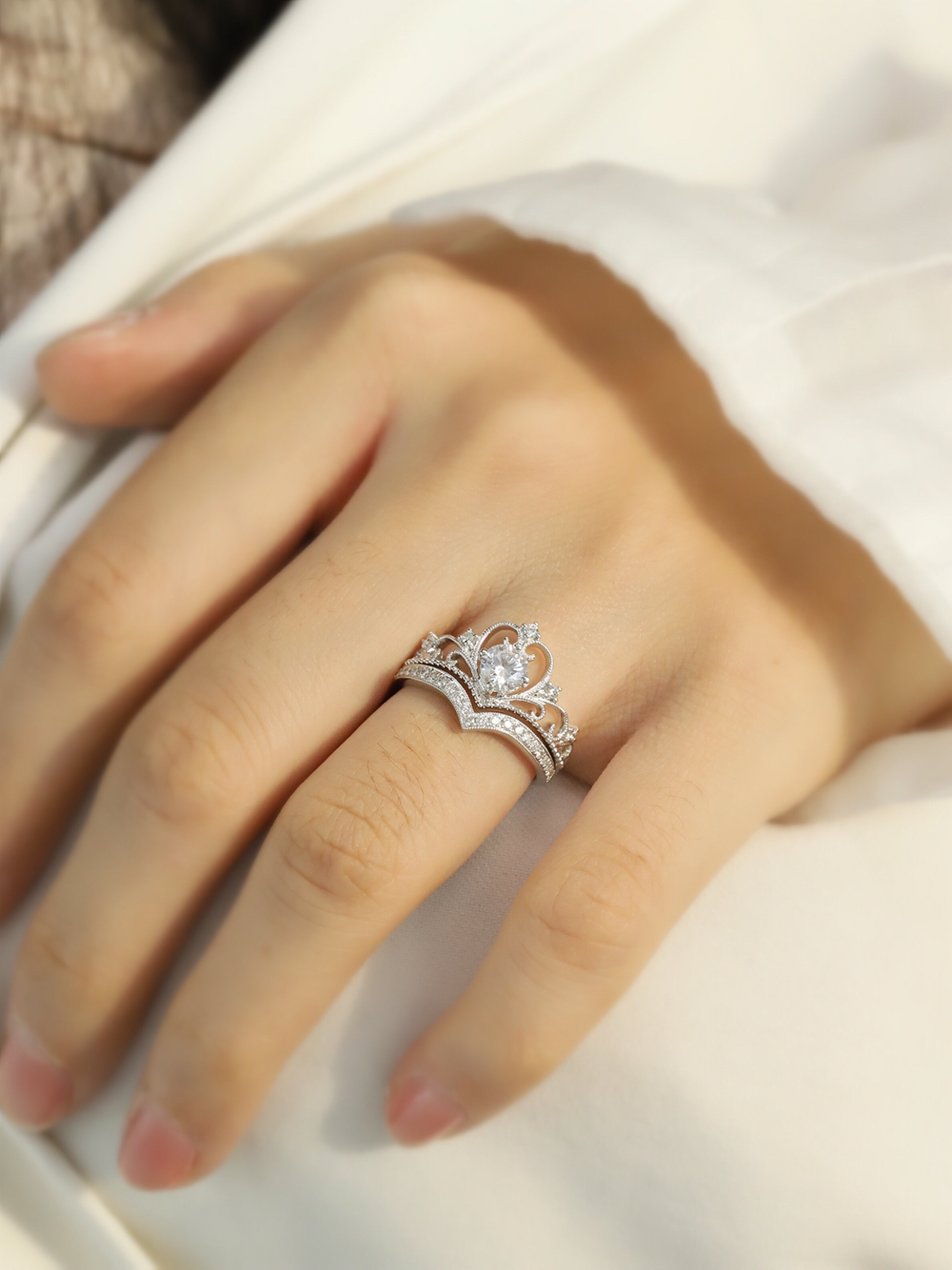 定制婚戒真的很香❗️小预算购买了大钻戒💍