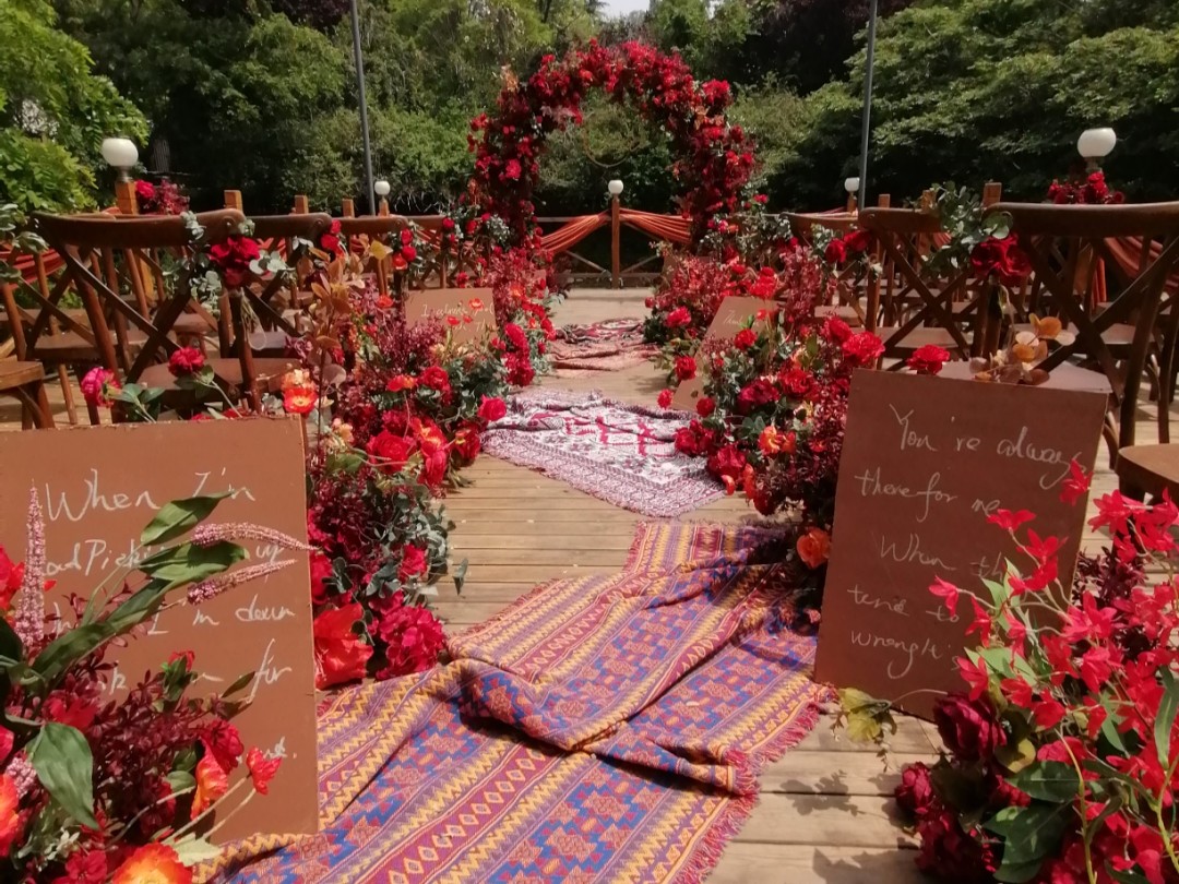 仿真花艺套餐，鲜花花艺。