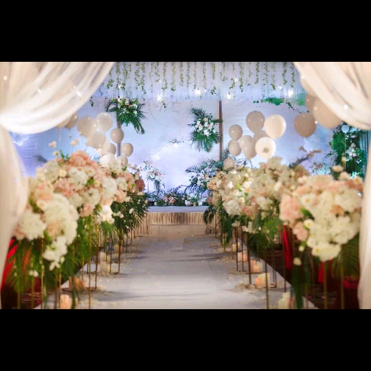 庆阳金铂爵清新脱俗小预算室内婚礼