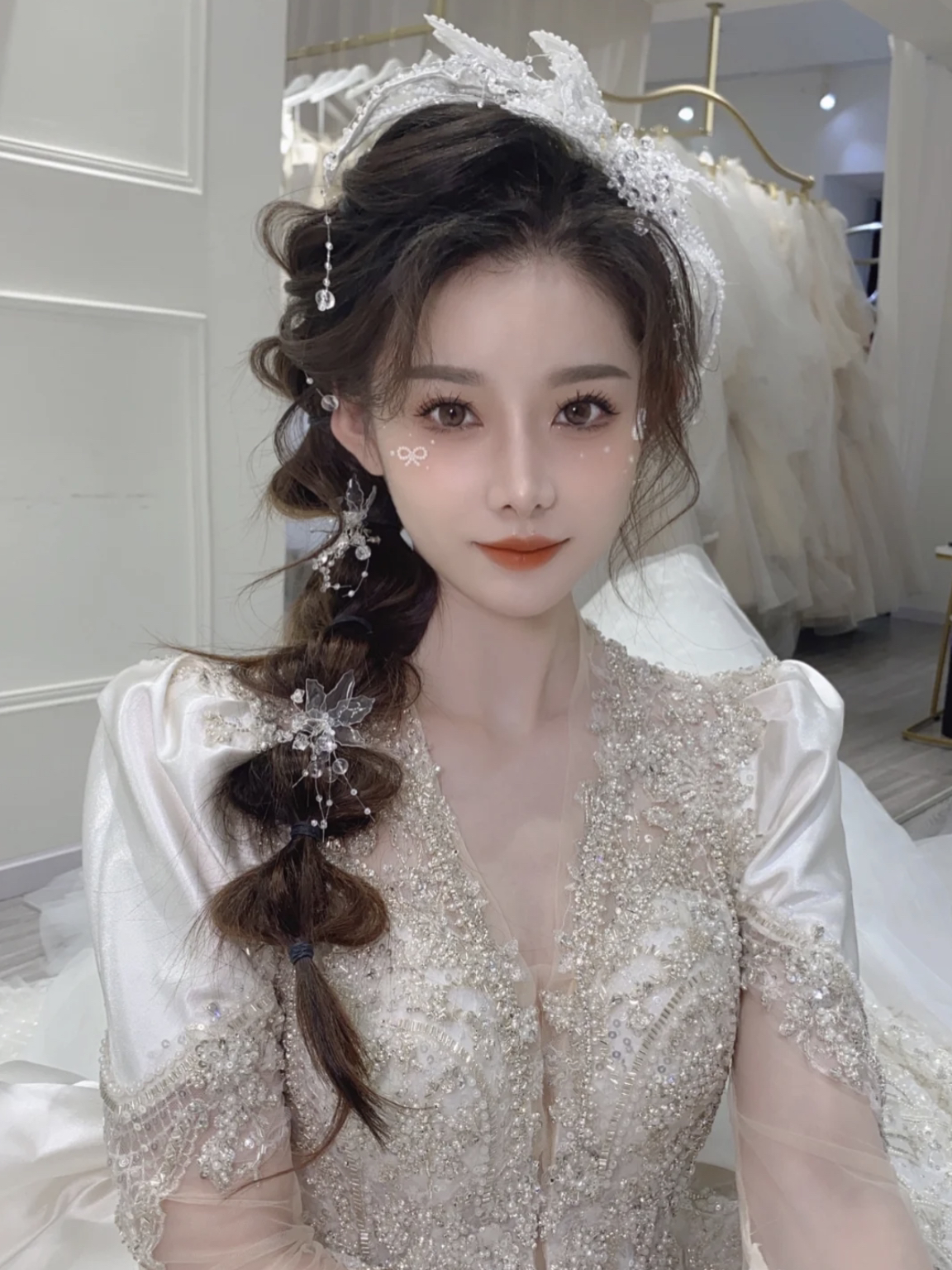 高端新娘精致妆容