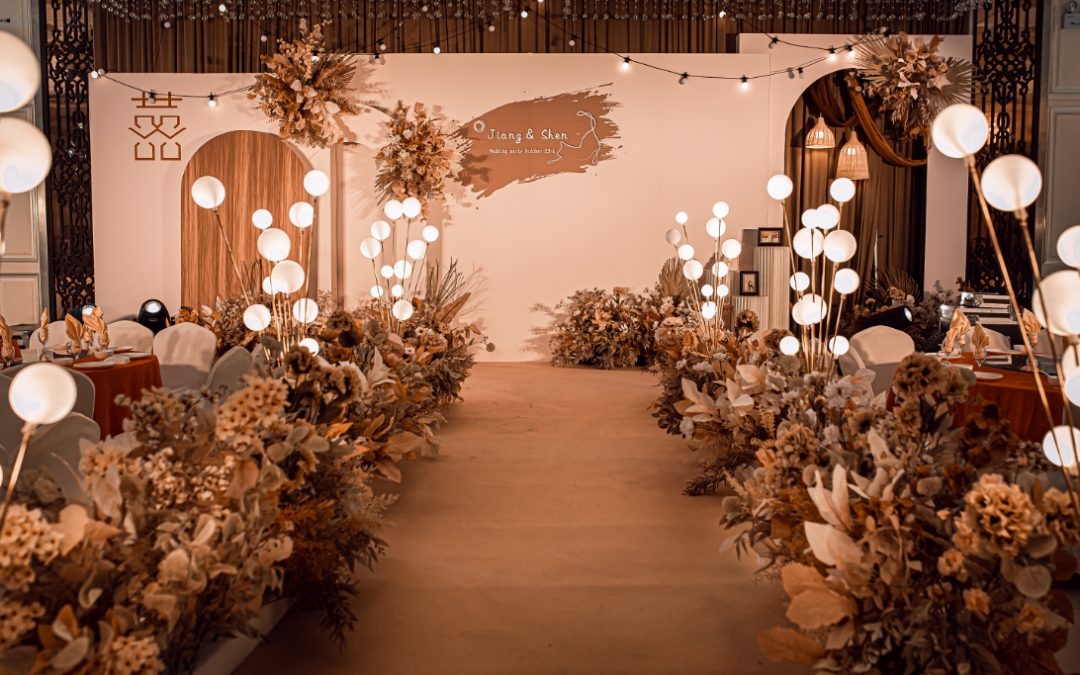 wedding|小眾復古奶咖色婚禮