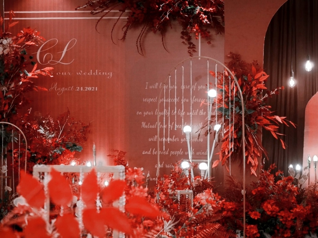 【弘蓋頭婚禮】酒紅色主題婚禮