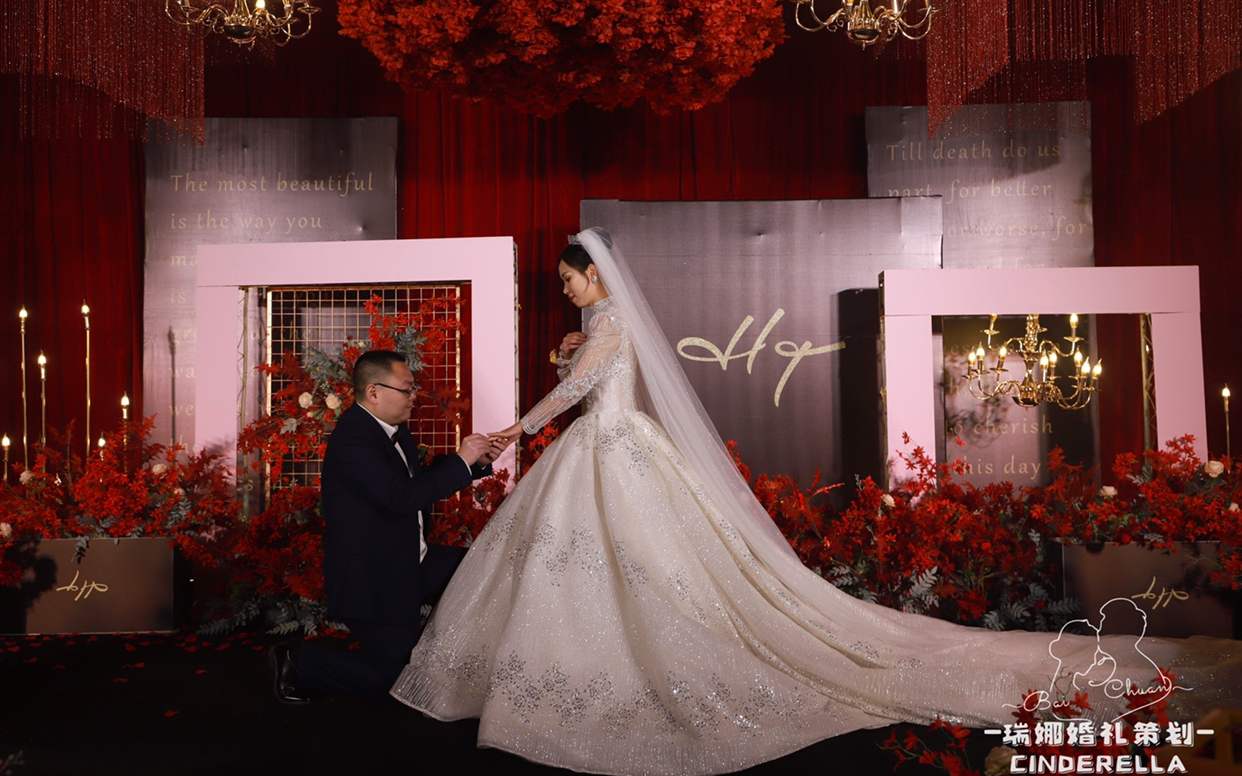 瑞娜婚礼｜经典红金配色 复古大气上档次婚礼
