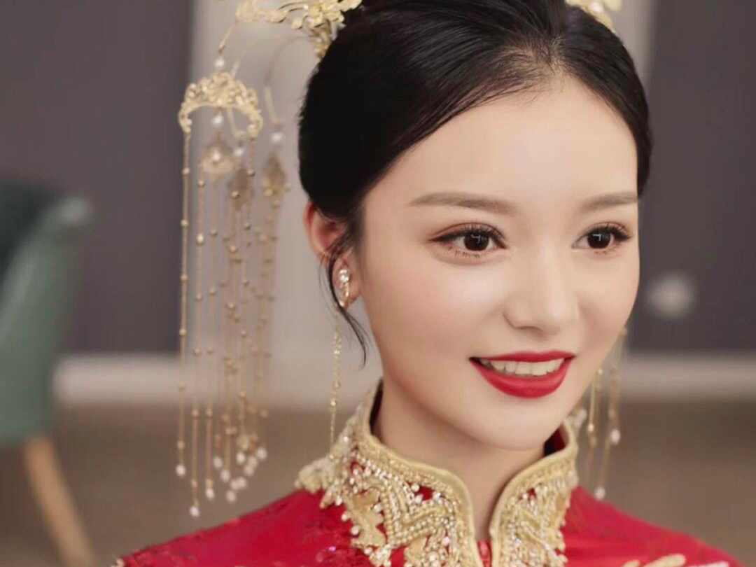 新娘当天早妆 精致自然妆面