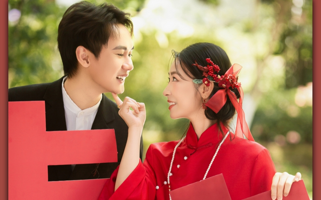 客片｜“喜嫁風(fēng)婚紗照”??喜慶又甜蜜??