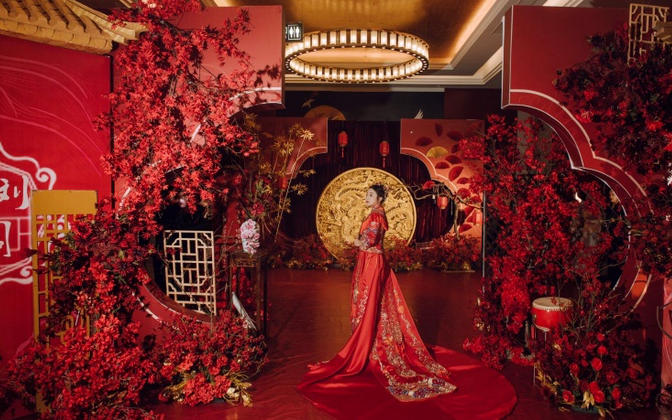 这样的中式婚礼你喜欢吗 爱与城婚礼